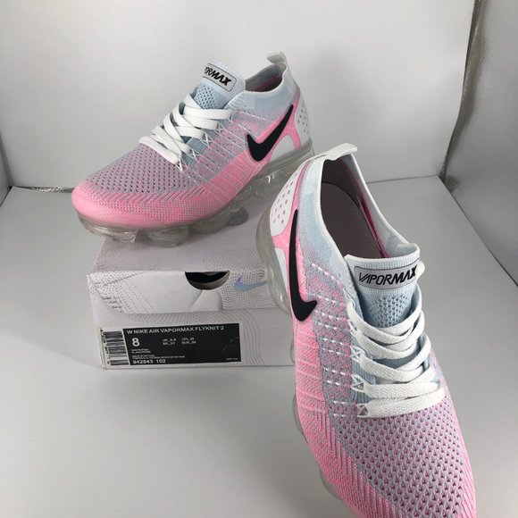 vapormax flyknit pink and grey